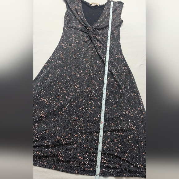 Free People Black and Pink Polka Dot Slip Dress - Picture 5 of 6